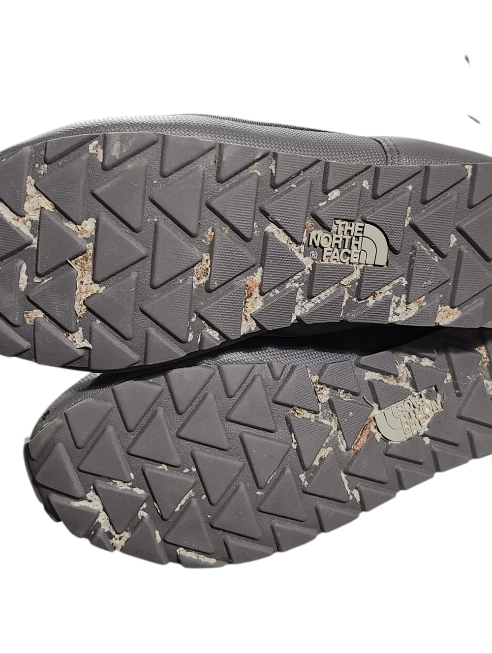 The North Face ThermoBall Traction Boots Womens Size 10 Gray Fold Down Bootie